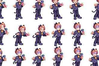 make 16bit rpg style sprites