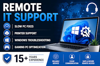 fix, optimize, and troubleshoot your windows PC remotely