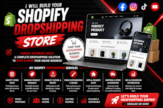 shopify dropshipping store shopify website
