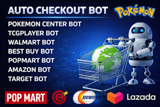 do auto purchase  bot auto checkout bot target bot, pokémon bot auto buying bot