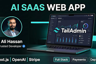 develop an ai saas platform with nextjs, openai and stripe