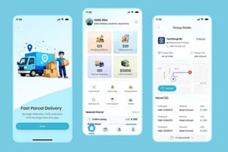 develop logistic app, delivery app, transportation, courier app