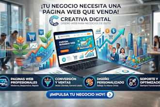 design a professional website for your business with analytics