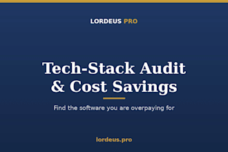 audit your business software stack and find cost savings