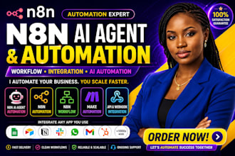 build n8n ai agent n8n automation make automation n8n workflow and ai workflow
