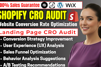 do shopify cro audit website cro audit landing page conversion rate optimization
