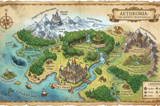 design isometric vector flat map site city property rv park treasure tourist map