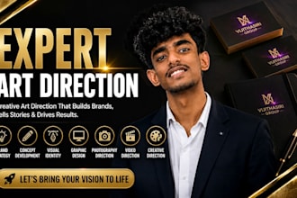 be your professional art director for brand visual identity