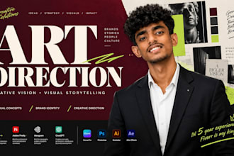 be your professional art director for brand visual identity