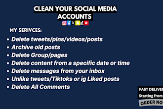 delete or archive instagram posts fast