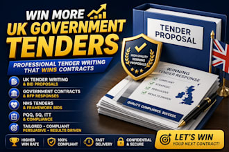 uk government tender writing bld proposal nhs rfp response tender help