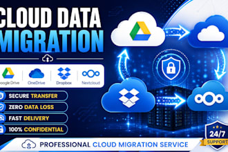 transfer google drive one drive dropbox and nex cloud data securely