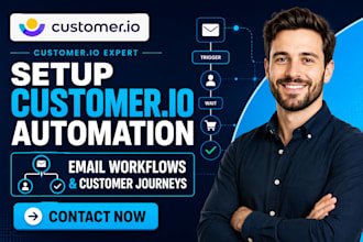 setup customer io automation customer io email marketing customer io workflow