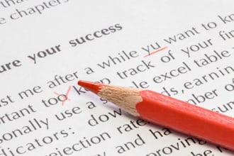 proofread content thoroughly with attention to detail
