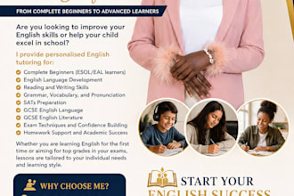 provide english literature and english language tutoring