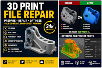 prepare, repair, and optimize your 3d model for perfect 3d printing
