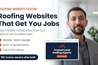design a roofing website that generates more leads