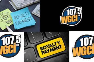 play your song on wgci fm radio everyday for 30 days with royalties