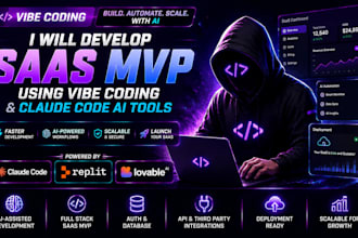 develop saas mvp using vibe coding and claude code