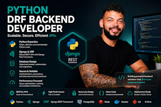be your backend developer in python
