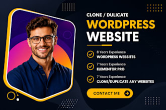 copy, clone duplicate website or replicate any website