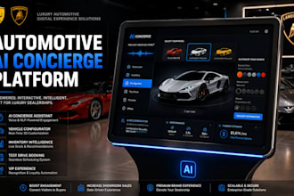 build a luxury automotive ai concierge kiosk and showroom experience platform
