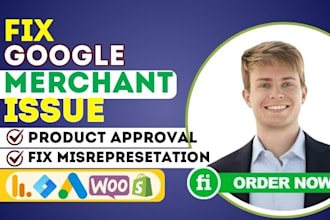 google merchant center setup specialist, misrepresentation, gmc suspension fix