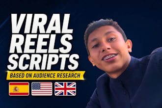 write viral reels and tiktok scripts based on audience pain points