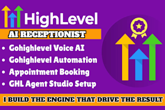 setup your gohighlevel ai receptionist, agent studio and voice automation