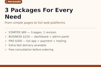 build a custom web app with dashboard and admin panel