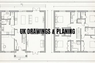be your UK architect for planning permission drawings produce UK building regus