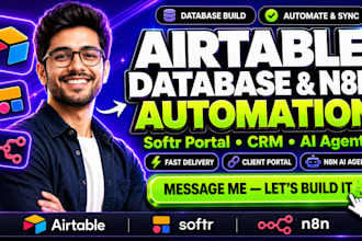 airtable automation softr client portal n8n airtable database crm expert n8n ai