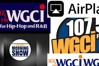 play your song on wgci fm radio everyday for 30 days with royalties