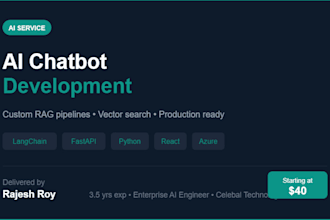 ibuild an ai chatbot with langchain, rag and python