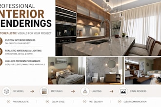 create photorealistic interior renders for your project