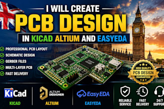 create pcb design in kicad altium and easyeda