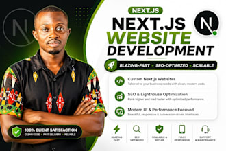be your full stack developer for saas frontend and backend developer nextjs