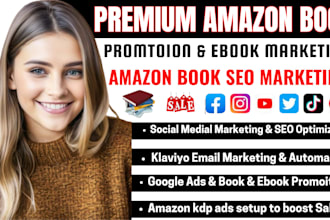 social media ads amazon kindle book promotion book ebook SEO google ad marketing