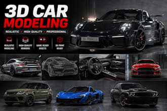 3d car modeling 3d model 3d truck model car printing car part car design 3d