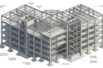 create an accurate bim 3d structural model up to lod 300