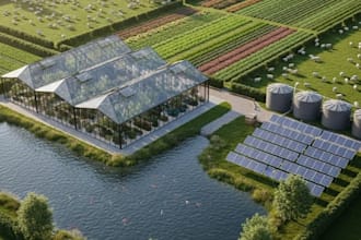 3d commercial greenhouse design for farms and hydroponic systems