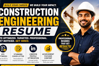 write engineering, mechanical, construction, architecture, consultant resume