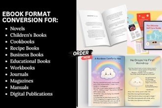 convert pdf indesign word to epub, kpf kindle, ebook formatting print conversion