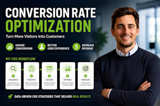 provide expert conversion rate optimization and shopify cro audit service