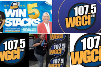 play your song on wgci fm radio everyday for 30 days with royalties