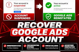 fix google ads suspension advertiser verification campaign setup