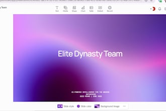 design an ai saas sales deck and business presentation