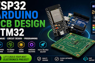 design embedded firmware for mcu stm32, ti, microchip, esp32