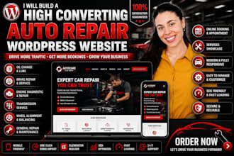 build a high converting wordpress auto repair website