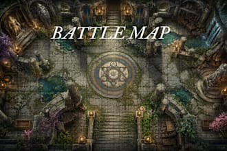 create professional battle maps, fantasy maps, and vtt maps